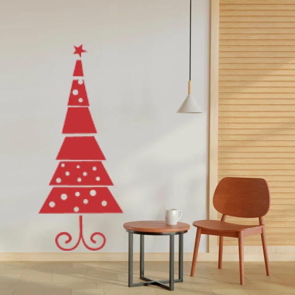 Sticker Geometric Christmas tree