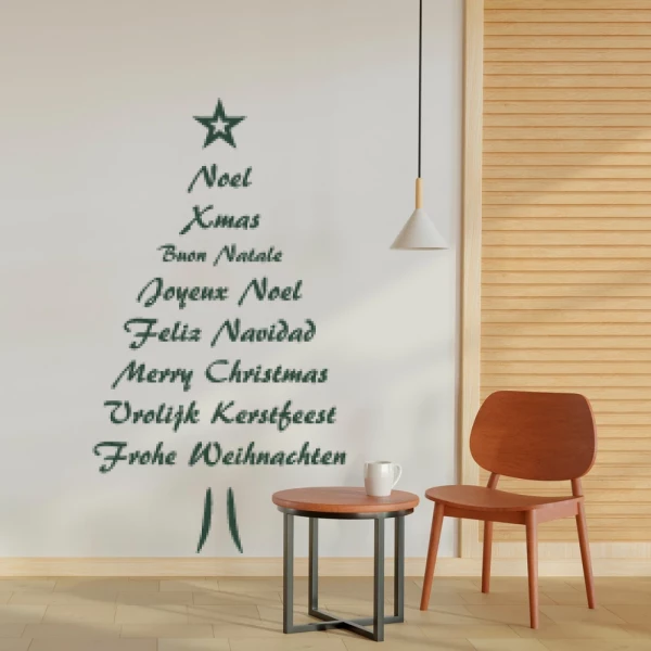 Sticker Christmas tree - Text