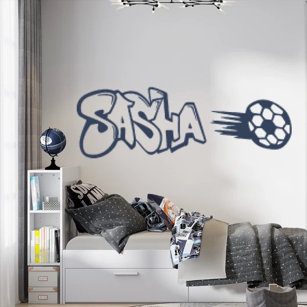 Sticker Sasha Graffiti Football