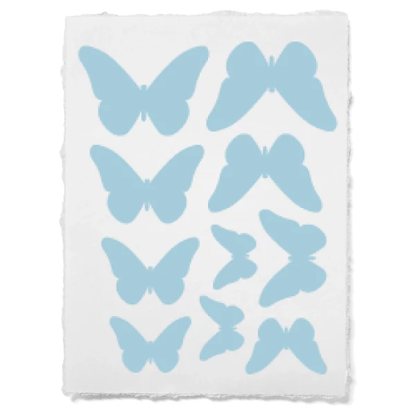 Sticker Set 10 Butterflies 03