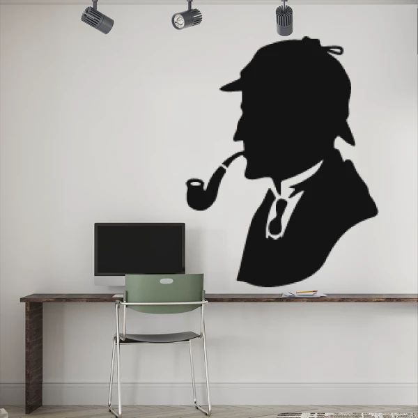 Sticker Sherlock Holmes - Head