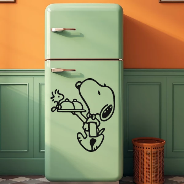 Sticker Snoopy Waiter