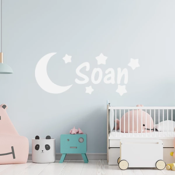 Sticker Soan Moon and Stars