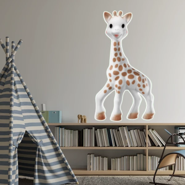 Sticker Sophie the Giraffe - Printed