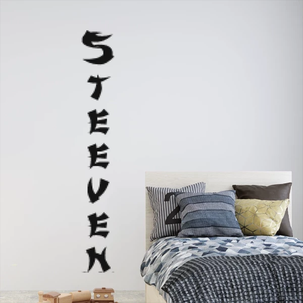 Sticker Steeven Asian Vertical