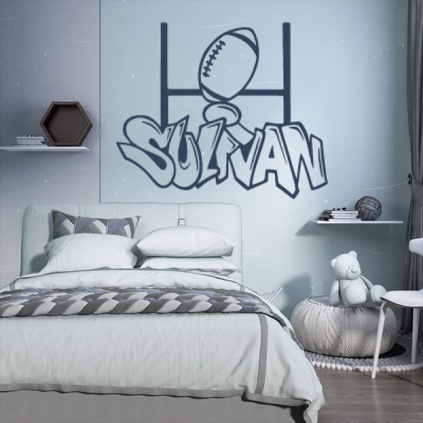 Sticker Sulivan Graffiti Rugby