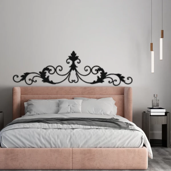Sticker Forged head of bed