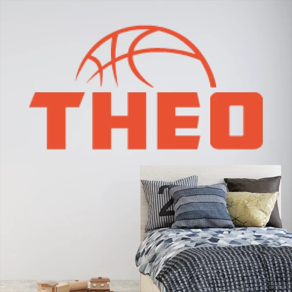 Sticker Theo Basketball