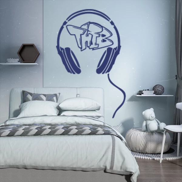 Sticker THib Graffiti Headphones