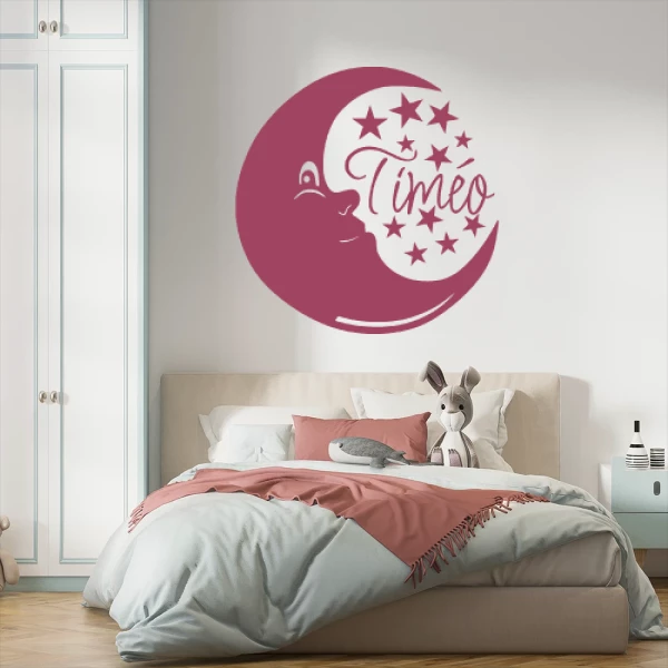 Sticker Timéo Moon stars
