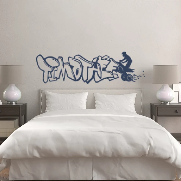 Sticker Timothée Graffiti Quad
