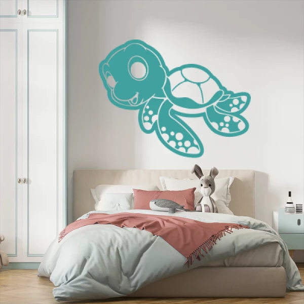 Sticker Turtle Contour