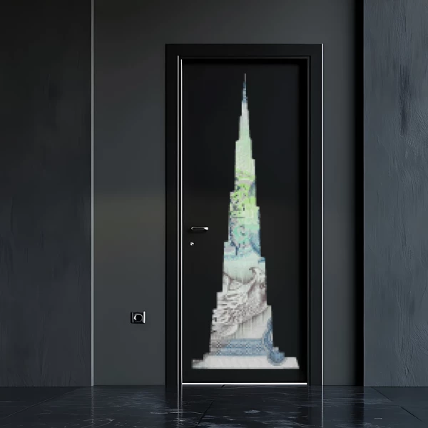 Sticker Khalifa Tower Dirhams