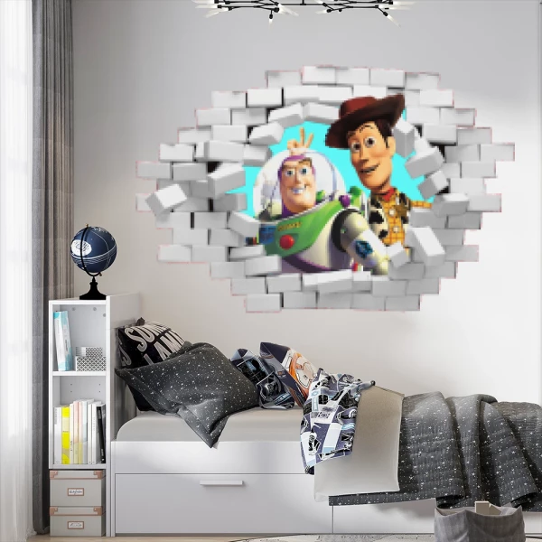 Sticker Toy Story 3D - Printed