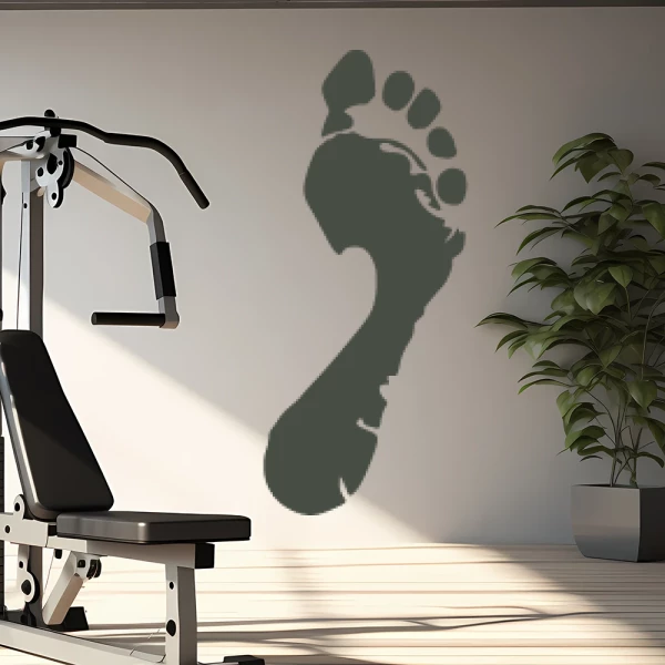 Sticker Foot Trace