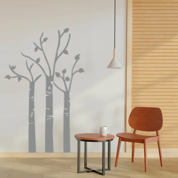 Sticker Trio of Birches