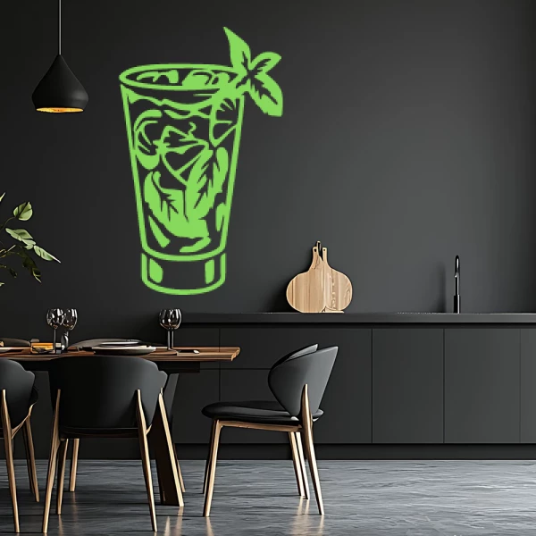 Sticker Glass of Mojito