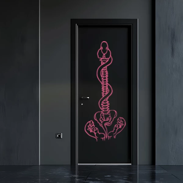 Sticker Spinal - snake