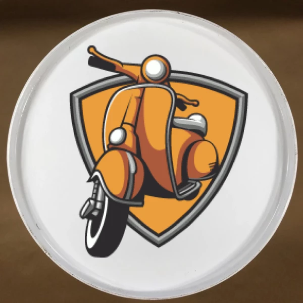 Sticker Vespa Printed