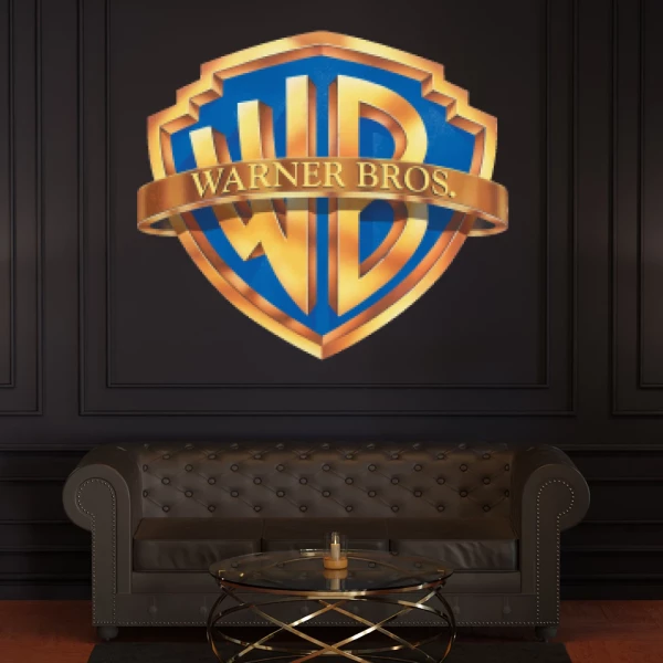 Sticker Warner Bros Logo - Printed