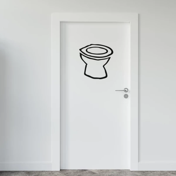 Sticker WC Lijnen 2