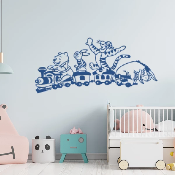 Sticker Winnie Little Train