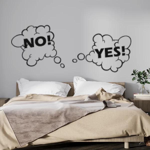 Sticker Yes No