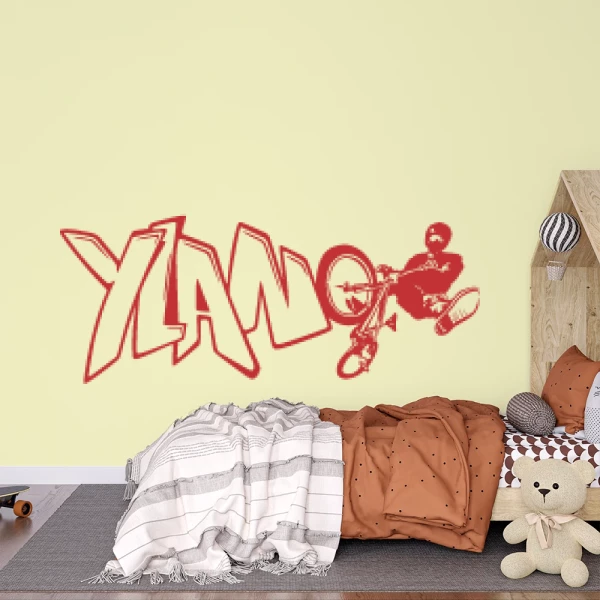 Sticker Ylan Graffiti BMX