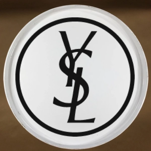 Sticker YSL Yves Saint Laurent circle Logo