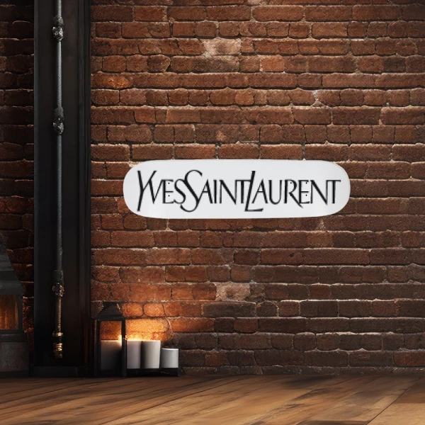 Sticker Yves Saint Laurent Text